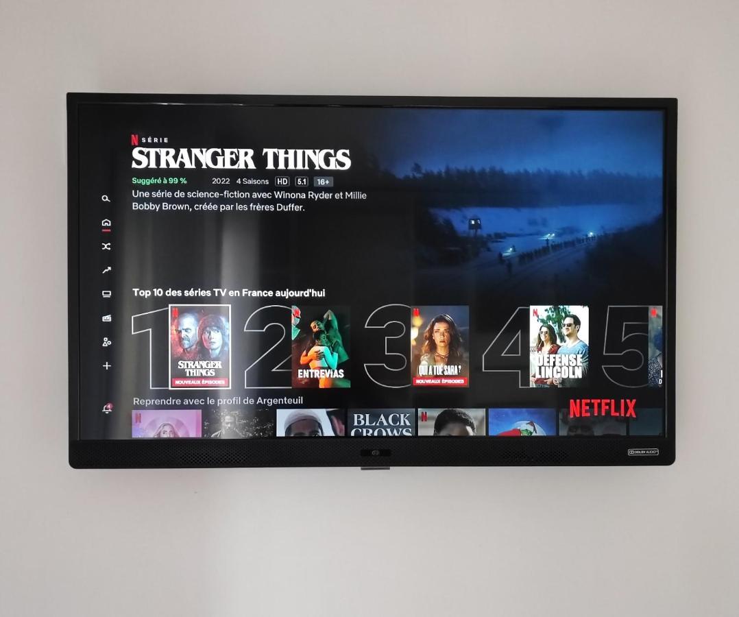 Chic Et Moderne+Wifi+Netflix Apartment Argenteuil Bagian luar foto
